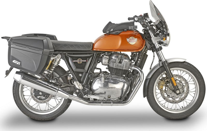 Givi PL9051 Specific Pannier Holder for Monokey Cases for Royal Enfield Interceptor 650, can only mount E22 cases | PL9051