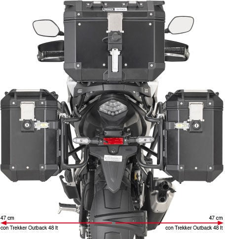 Givi PLO1171CAM Specific Pannier Holder for Monokey Cam-Side Trekker Outback Side Cases for Honda CB500X 19- | PLO1171CAM