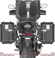 Givi PLO1171CAM Specific Pannier Holder for Monokey Cam-Side Trekker Outback Side Cases for Honda CB500X 19- | PLO1171CAM