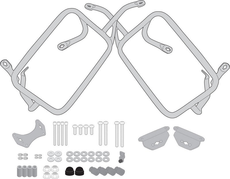 Givi PLO1179N Specific Pannier Holder for Hard Cases or Soft Bags, specific for Honda CRF1100L Africa Twin | PLO1179N