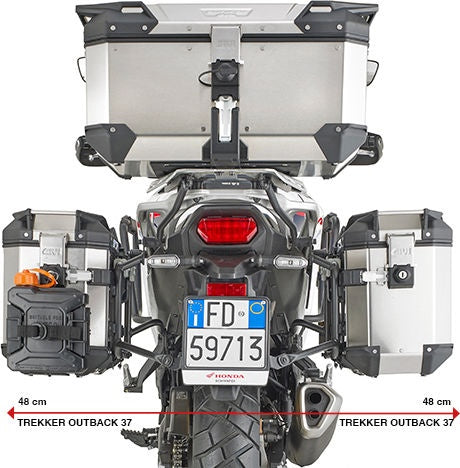 GIVI Side case carrier ONE-FIT for monokey cam-side - for Honda XL 750 Transalp (23) | PLO1201CAM