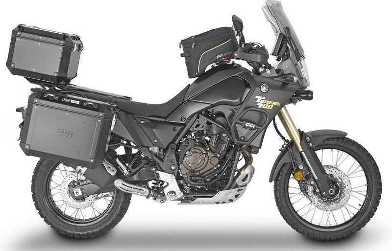 Givi PLO2145CAM Specific Pannier Holder for Monokey Cam-Side Trekker Outback Side Cases for Yamaha Tenere 700 | PLO2145CAM