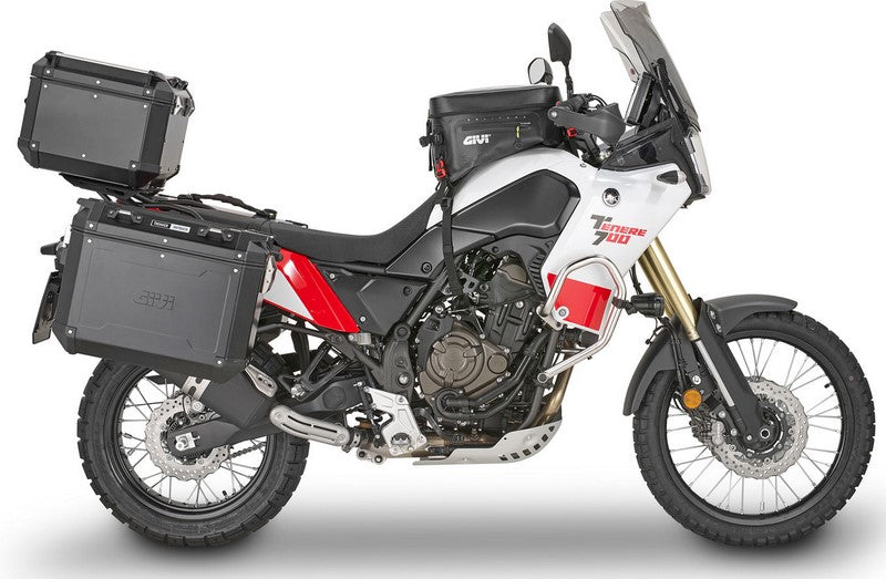 Givi PLO2145CAM Specific Pannier Holder for Monokey Cam-Side Trekker Outback Side Cases for Yamaha Tenere 700 | PLO2145CAM