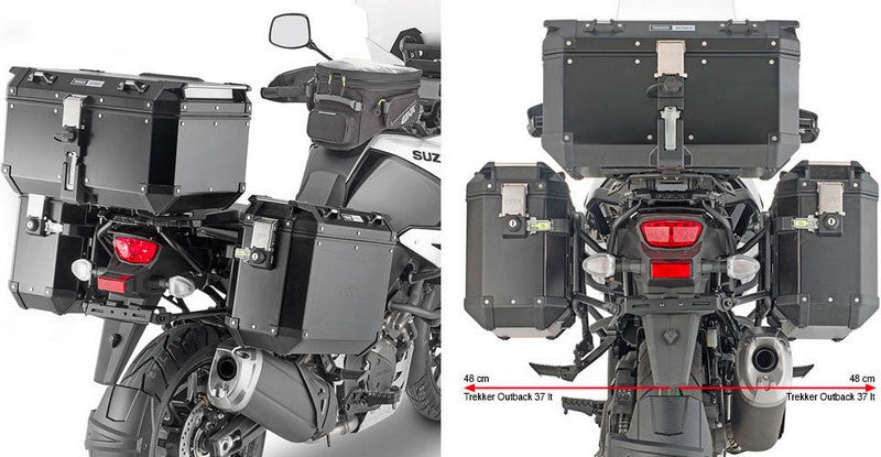 Givi Side Rack ONE-FIT MONOKEY®CAM for Suzuki V stream 1050 / 1050XT (2020) | PLO3118CAM