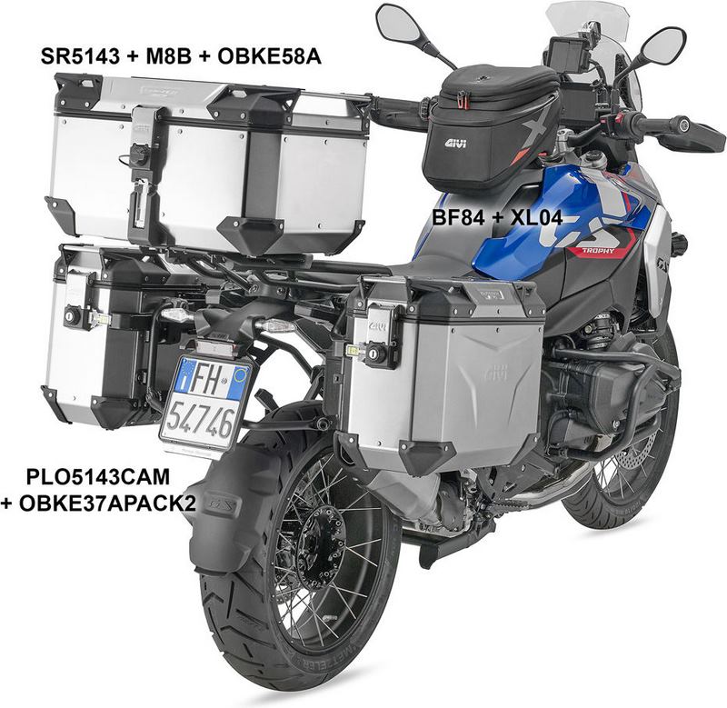 GIVI Side case carrier ONE-FIT MONOKEY® CAM for BMW R 1300 GS (24) | PLO5143CAM