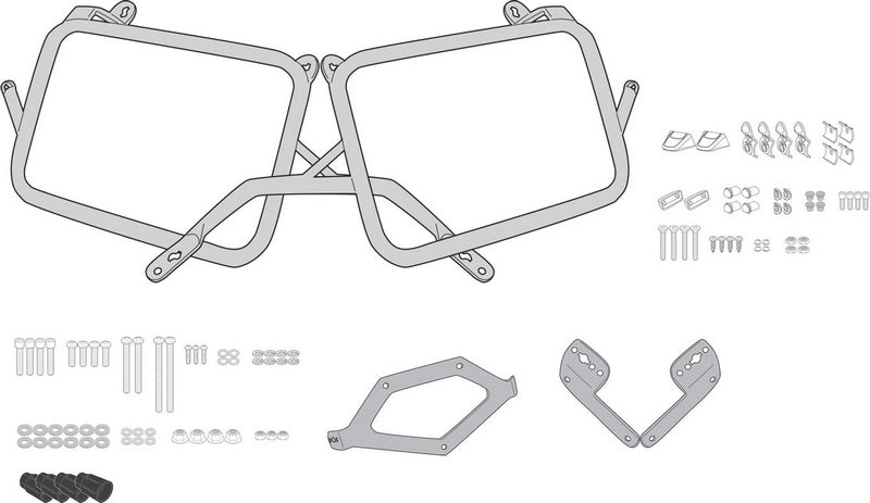 Givi Specific Pannier Holder for Monokey Cases for Triumph Tiger 1200 GT | PLO6422MK