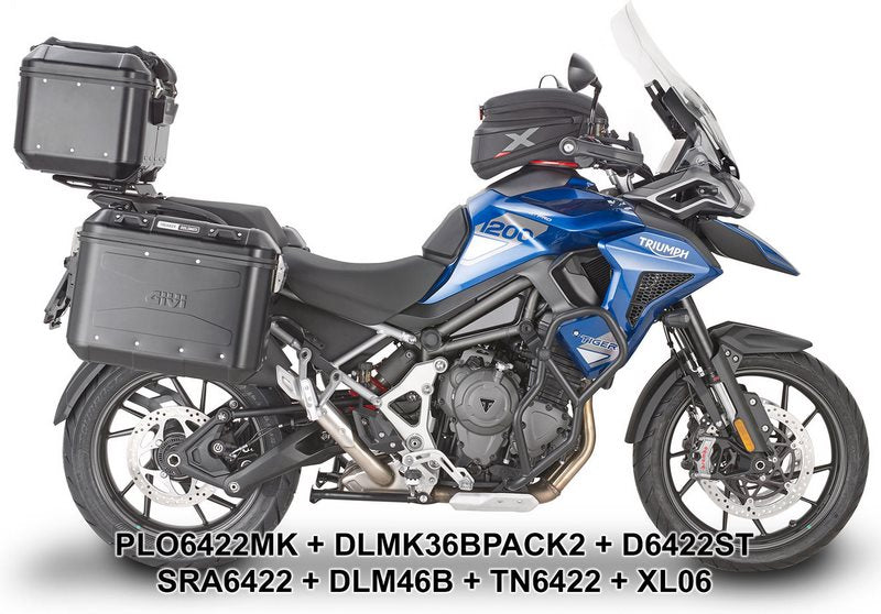 Givi Specific Pannier Holder for Monokey Cases for Triumph Tiger 1200 GT | PLO6422MK