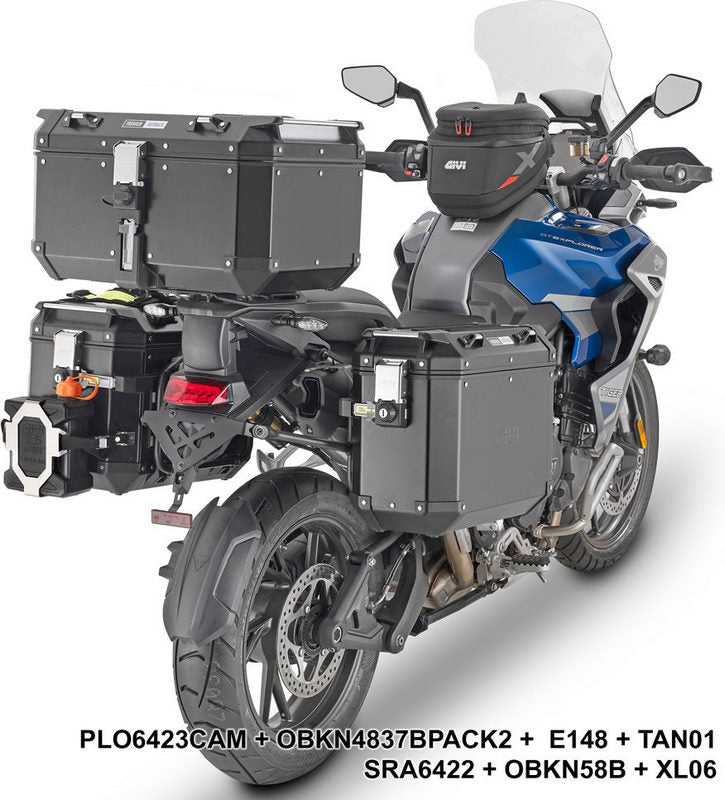 Givi Specific Pannier Holder for Monokey Cam-Side Trekker Outback Side Cases for Triumph Tiger 1200 GT Explorer | PLO6423CAM