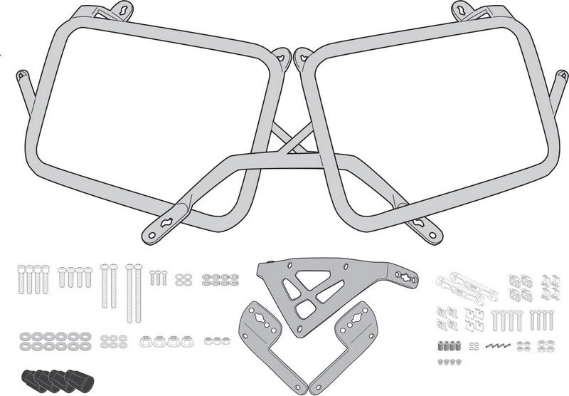 Givi Specific Pannier Holder for Monokey Cam-Side Trekker Outback Side Cases for Triumph Tiger 1200 GT Explorer | PLO6423CAM