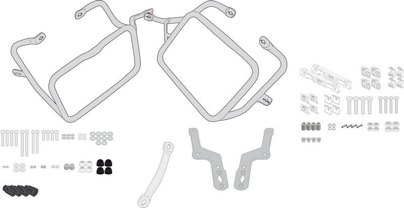Givi Specific pannier holder PL ONE-FIT for Trekker Outback MONOKEY® CAM-SIDE configuration | PLO6710CAM