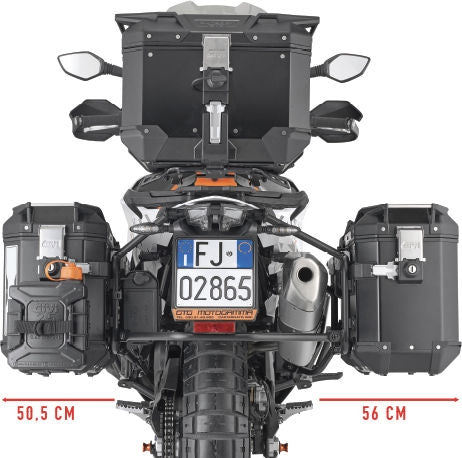 GIVI Side case carrier ONE-FIT f. Monokey-CAM-Side for various KTM models | PLO7717CAM