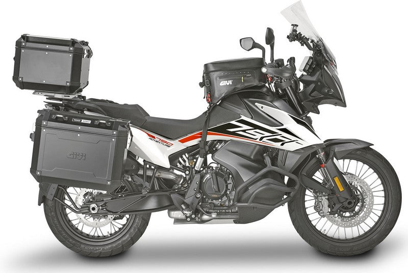 Givi Specific pannier holder PL ONE-FIT for Trekker Outback MONOKEY® CAM-SIDE configuration | PLO9430CAM
