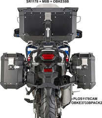 GIVI Side case carrier for monokey CAM side case with lateral offset right - for various Honda models Honda models | PLOS1178CAM