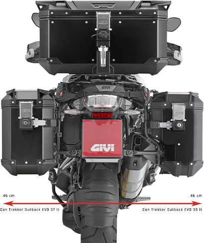 GIVI Side case carrier for monokey CAM side case with lateral offset right - BMW R1250GS (19-23) | PLOS5108CAM