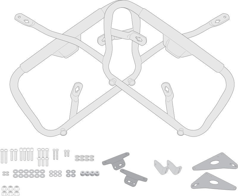 GIVI Side case carrier for Monokey® side case - for Suzuki V-Strom 800DE/SE (23) | PLX3125
