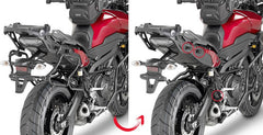 Givi PLXR2122 Specific Pannier Holder for V35 / V37 Monokey Side Cases for Yamaha Tracer 900, FJ-09 15-17 | PLXR2122