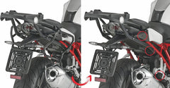 Givi PLXR5117 Specific Pannier Holder for V35 / V37 Monokey Side Cases for BMW R 1200 R/RS 15-18, R 1250 R/RS | PLXR5117