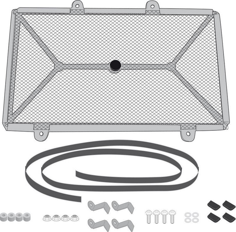 Givi Stainless steel specific radiator guard black painted | PR9350