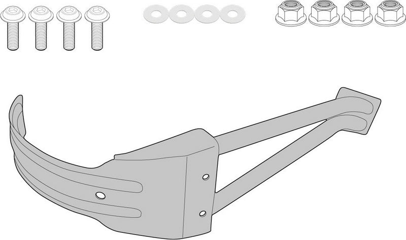 Givi Specific install kit to mount Rear Wheel Side Mount Fender RM02 on Honda CB500X 19- | RM1171KIT