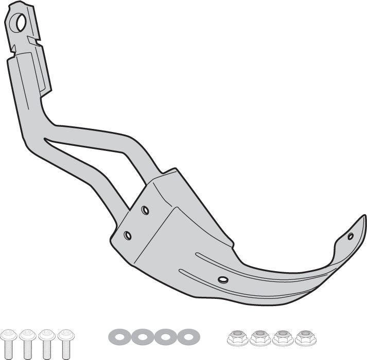 Givi Specific install kit to mount Rear Wheel Side Mount Fender RM01 or RM02 on Triumph Tiger 850/900 | RM6415KIT