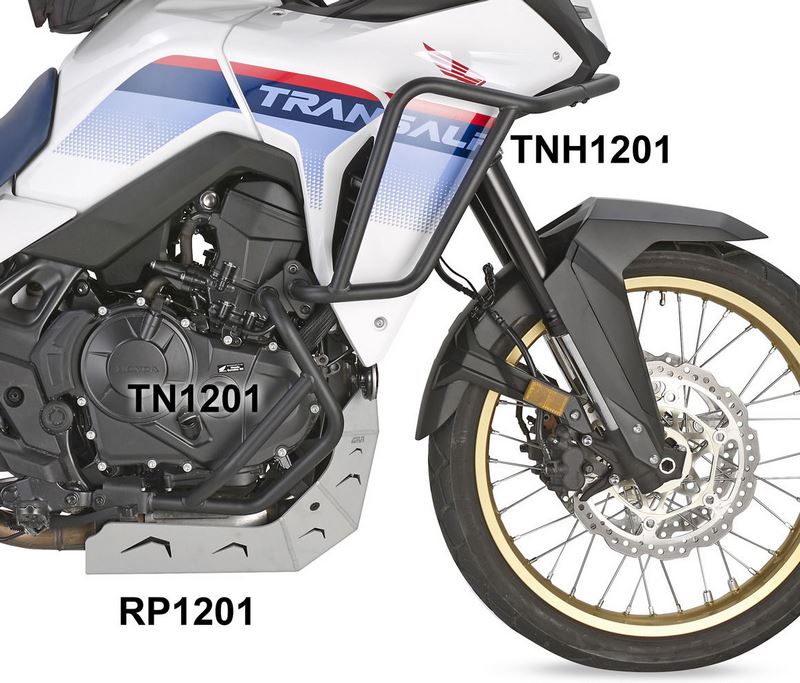 GIVI Specific engine guard made of satin-finished and anodized aluminium - for Honda XL750 Transalp (23) | RP1201