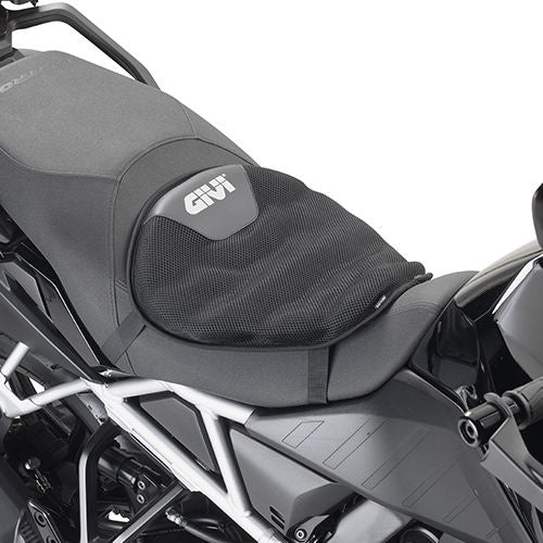 GIVI Universal saddle seat cushion, air-filled, covered with black, breathable fabric | S230