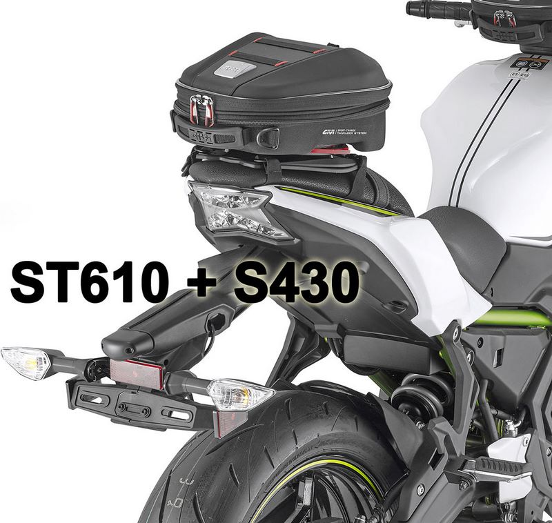 Givi S430 Seatlock, Universal Base to Lock over Passenger Seat or M8 / M9 Plate a Tanklock or Tanklocked Bag | S430
