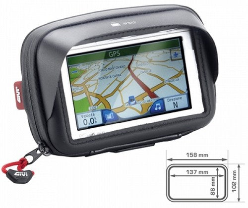 Givi Smart phone / GPS Givi holder for handlebar mounting suitable for screens up to 5 inches | S954B