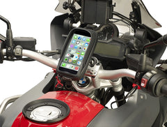 Givi Smart phone / GPS Givi S957B holder for handlebar mounting, inner dimensions 81x160mm, window dimensions 69x151mm | S957B