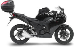 Givi SR1103 Honda CBR 125 R 11-16, CBR 250 R 11-16 Rear Rack specific for Monolock top case, to be used with top case that already include a Monolock plate | SR1103