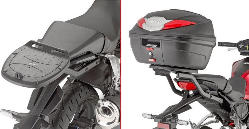 Givi Top Case Rack SR1169 for Honda CBR 125 R 18-, CB 300 R specific for Monolock top case, to be used with top case that already include a Monolock plate | SR1169