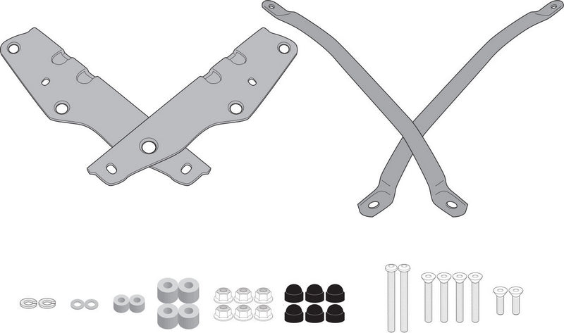 GIVI Topcase carrier for monokey or monolock case - without plate - for Honda XL 750 Transalp (23) | SR1201