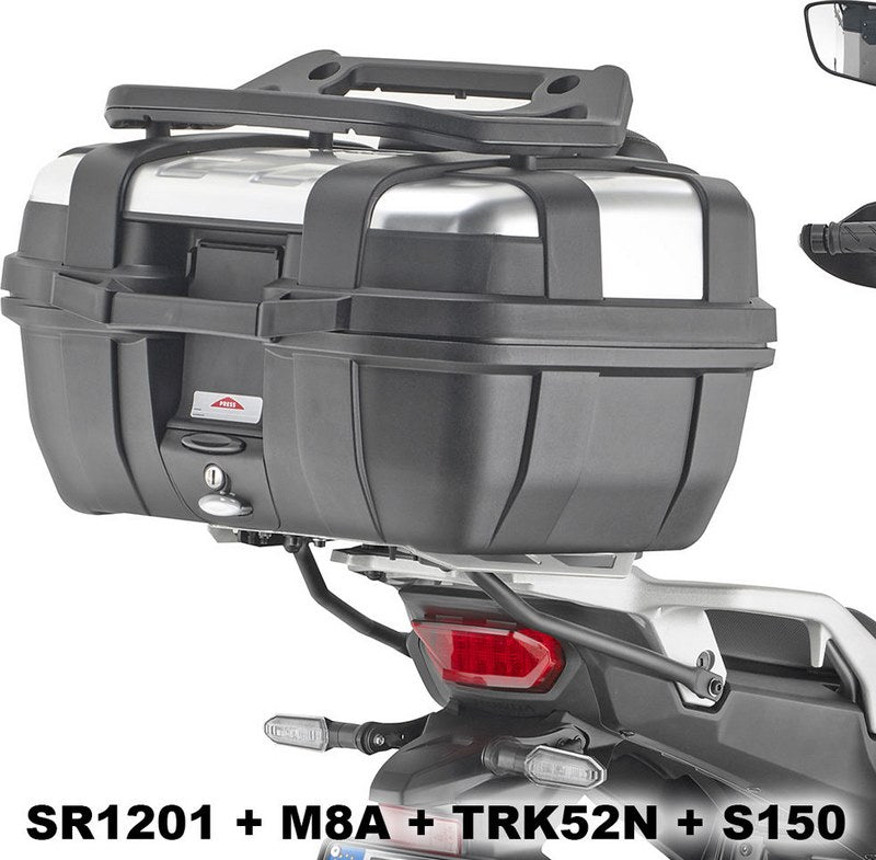 GIVI Topcase carrier for monokey or monolock case - without plate - for Honda XL 750 Transalp (23) | SR1201