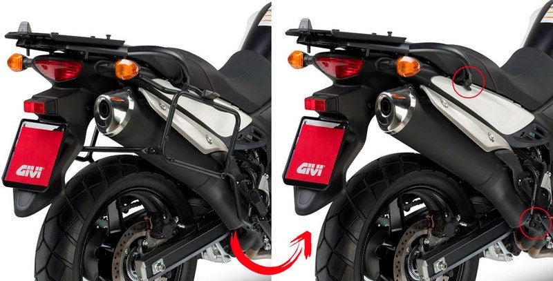 Givi SR3101 Suzuki DL 650 V-Strom 12-16 Rear Rack specific for Monokey top case, Monokey plate included | SR3101