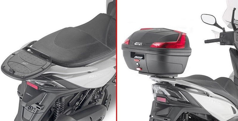 Givi SR6114 Kymco Agility 300, Rear Rack specific for Monolock top case, to be used with top case that already include a Monolock plate | SR6114