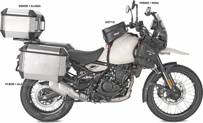 GIVI Topcase carrier for Monokey or Monolock case without plate - for Royal Enfield Himalayan 450 (24) | SR9059