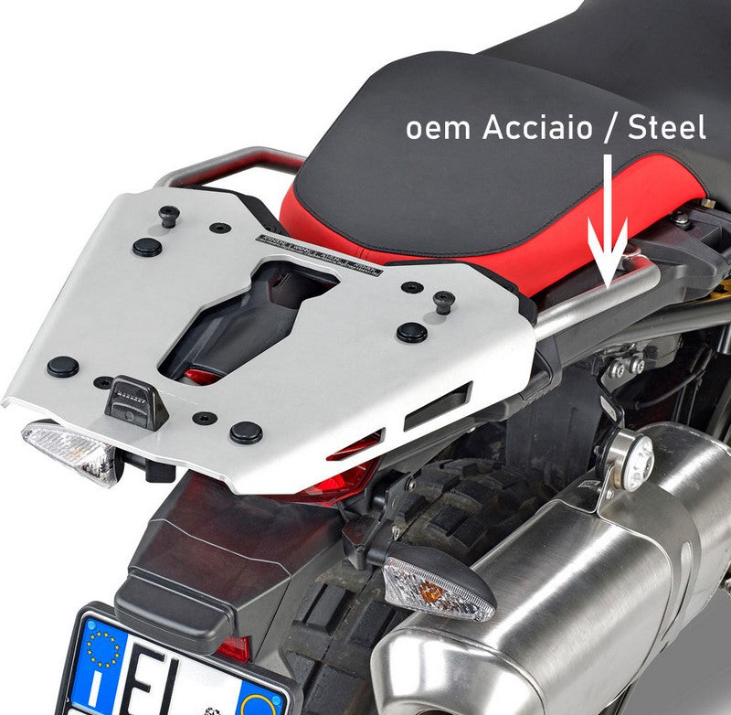 Givi SRA5127 BMW F 750 GS, F 850 GS Aluminum Rear Rack specific for Monokey top case | SRA5127