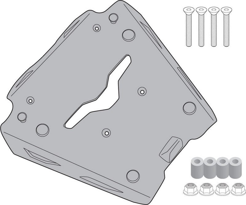 Givi SRA8203 Moto Guzzi V 85 TT Aluminum Rear Rack specific for Monokey top case | SRA8203