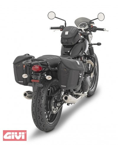 Givi TMT6407 Specific Pannier Holder for MT501 Metro-T Side Cases for Triumph Street Twin, Bonneville T100 17- | TMT6407