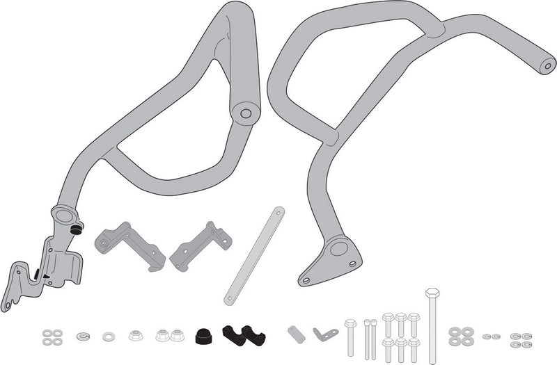 GIVI Crash bar, black for Honda NT 1100 (22-23) | TN1196B