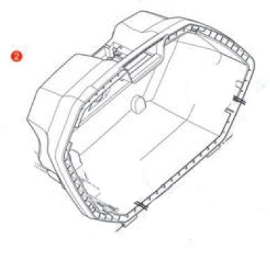 GIVI Case Base For V37Nt-V37Nnt, Right Side | ZV37FNTMDX