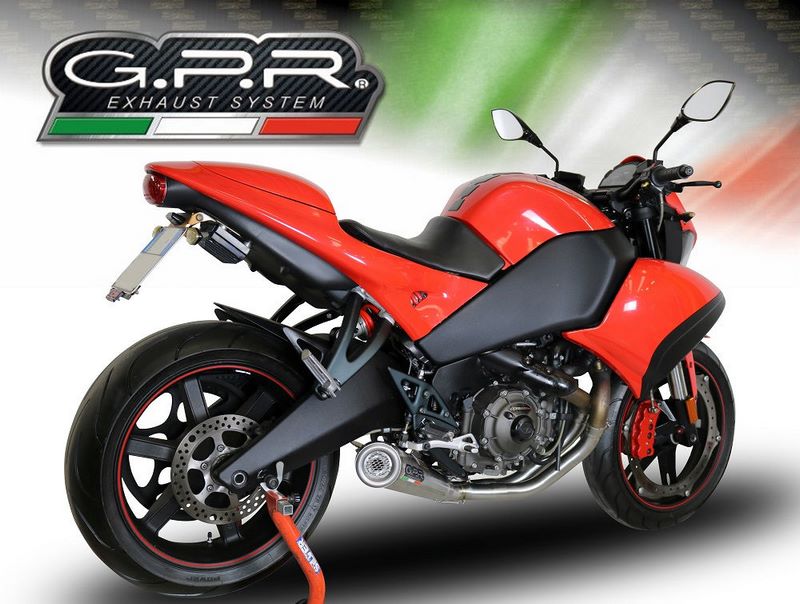 GPR Original For Buell 1125 R - Cr Homologated Silencer With Mid Manifold Powercone Evo | BL.14.PCEV