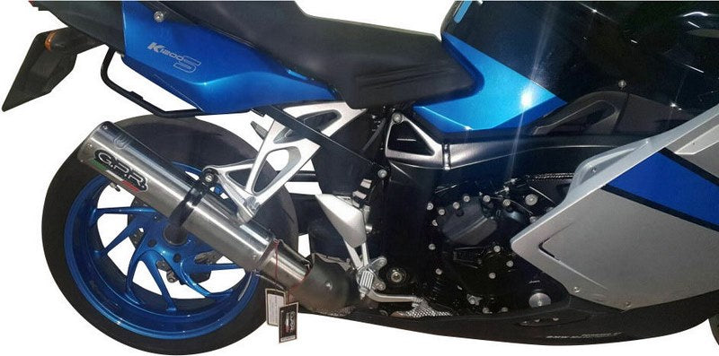 GPR Original For Bmw K 1200 S - R 2004/08 Homologated Slip-On Exhaust M3 Inox  | BM.15.M3.INOX