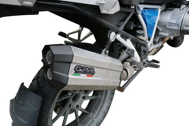 GPR Original For Bmw R 1200 Gs Adv 2014/16 Homologated Slip-On Exhaust Sonic Titanium | BM.66.1.SOTIT