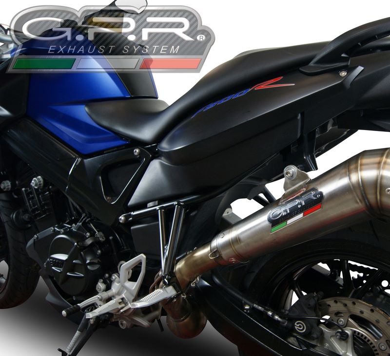 GPR Original For Bmw F 800 R 2009/14 Homologated Slip-On Exhaust Powercone Evo | BMW.37.PCEV