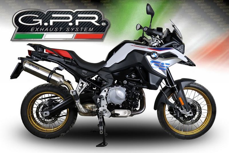 GPR Original For Bmw F 850 Gs - Adventure 2018/20 E4 Homologated Slip-On Exhaust Satinox | BMW.94.SAT