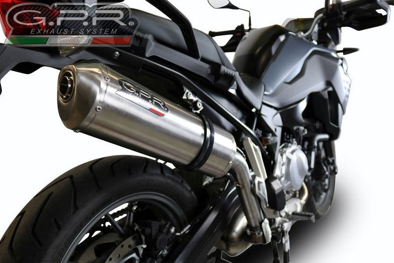GPR Original For Bmw F 750 Gs 2018/20 E4 Homologated Slip-On Exhaust Satinox | BMW.95.SAT