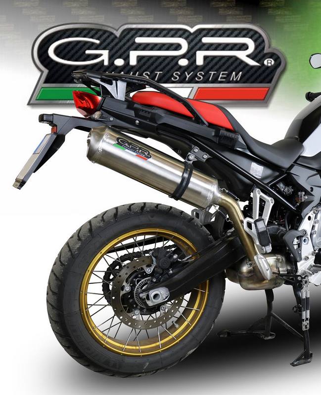 GPR Original For Bmw F 750 Gs 2018/20 E4 Homologated Slip-On Exhaust Satinox | BMW.95.SAT