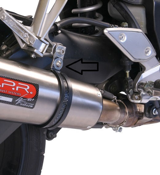 GPR Original For Yamaha Fz.1-Fazer 2006/14 Homologated Slip-On Exhaust Catalized M3 Inox  | CAT.83.M3.INOX