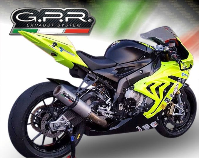 GPR Original For Bmw S 1000 Rr 2009/11 Homologated Full Exhaust M3 Titanium Natural  | CO.BMW.46.M3.TN